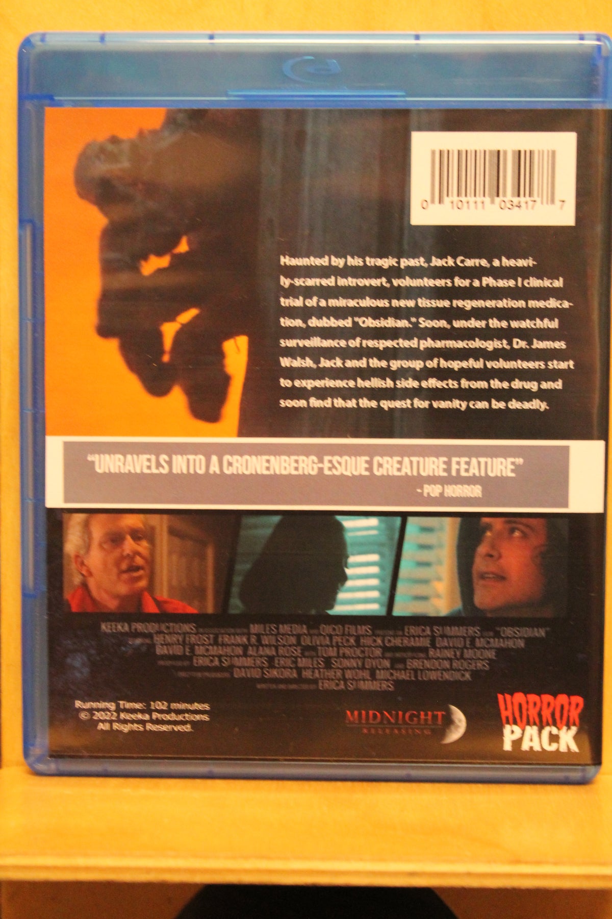 Obsidian Blu-ray