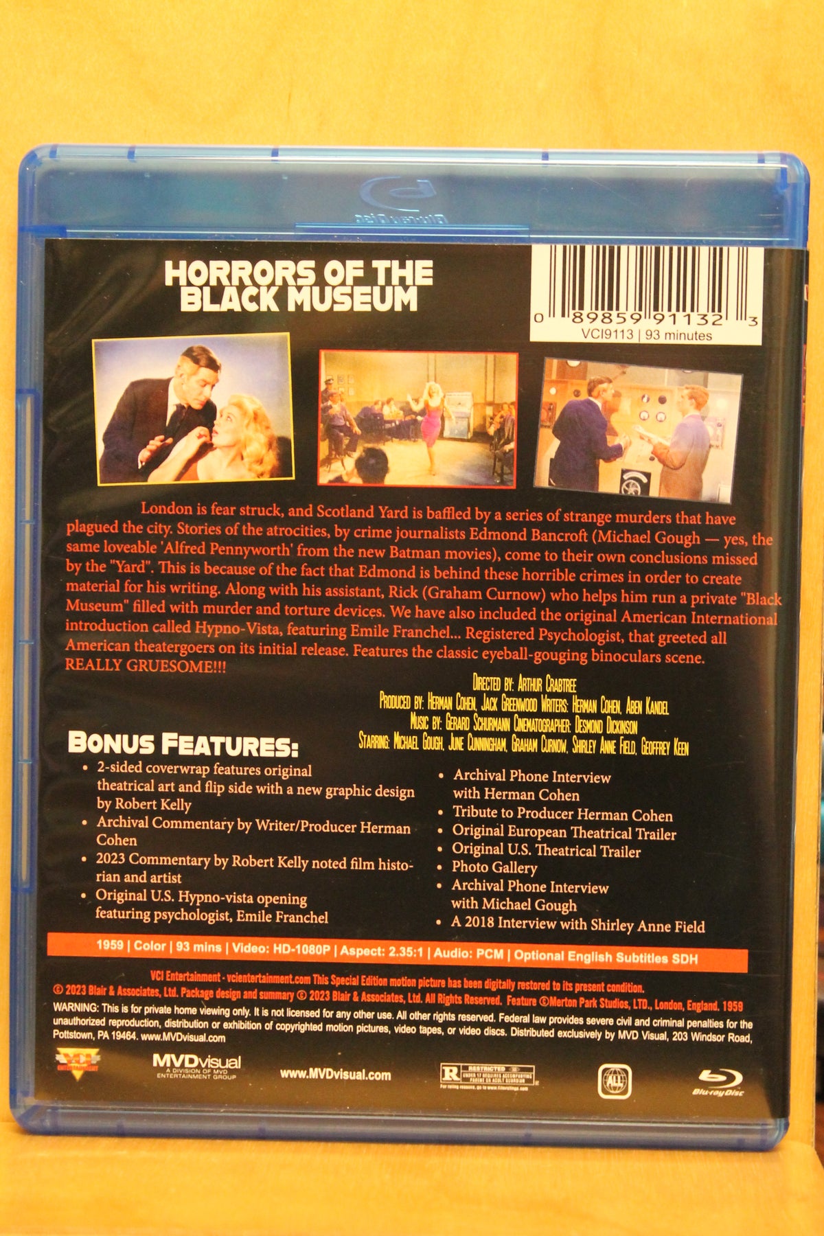 Horrors of the Black Museum Blu-ray