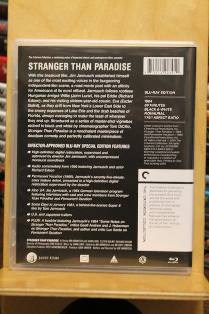 Stranger Than Paradise Blu-ray
