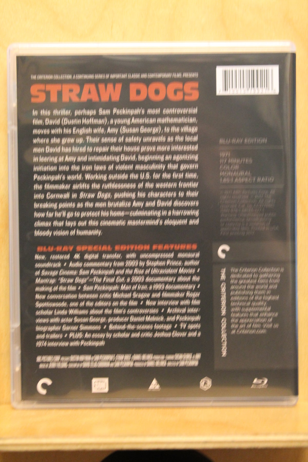 Straw Dogs Blu-ray