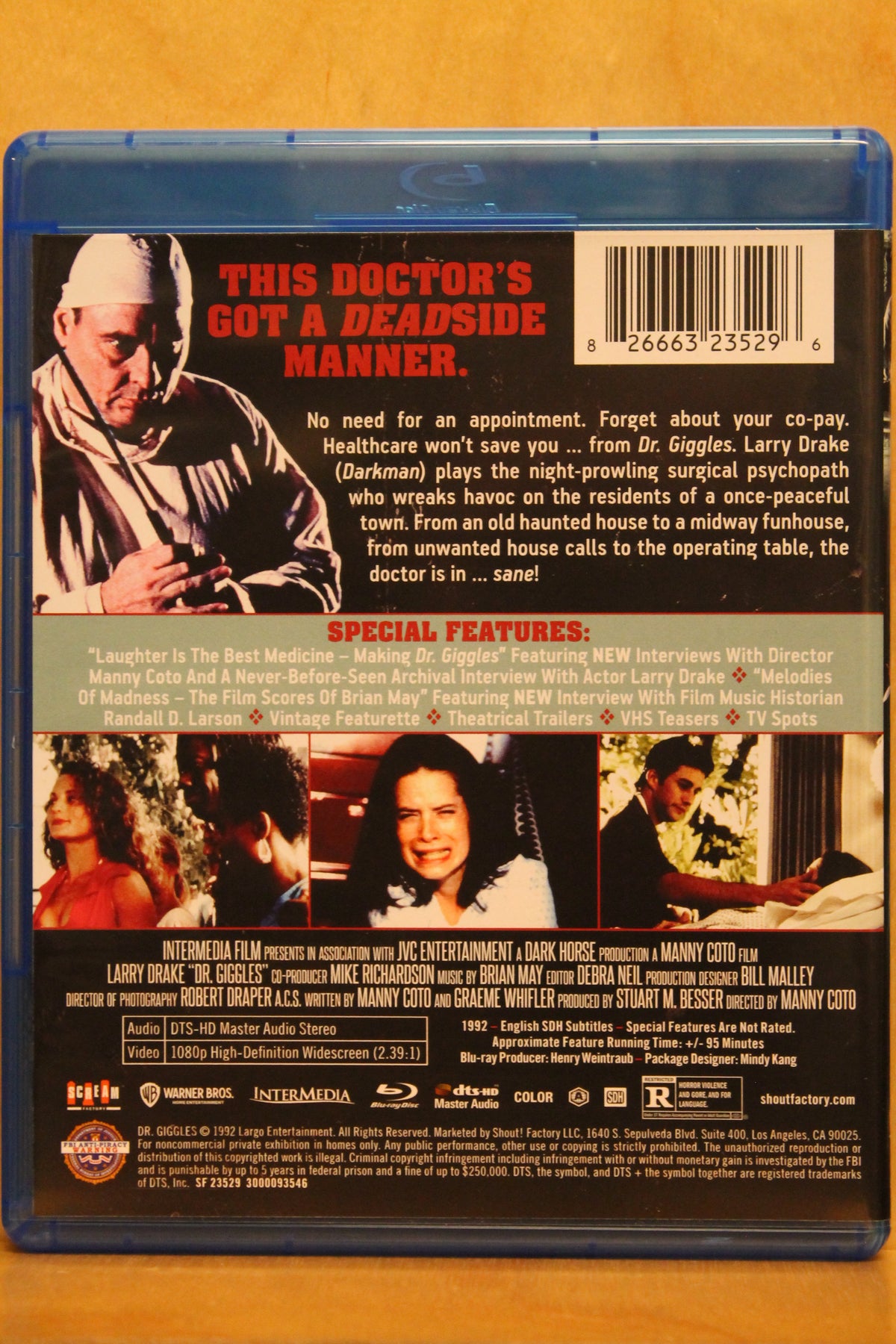 Dr. Giggles Blu-ray