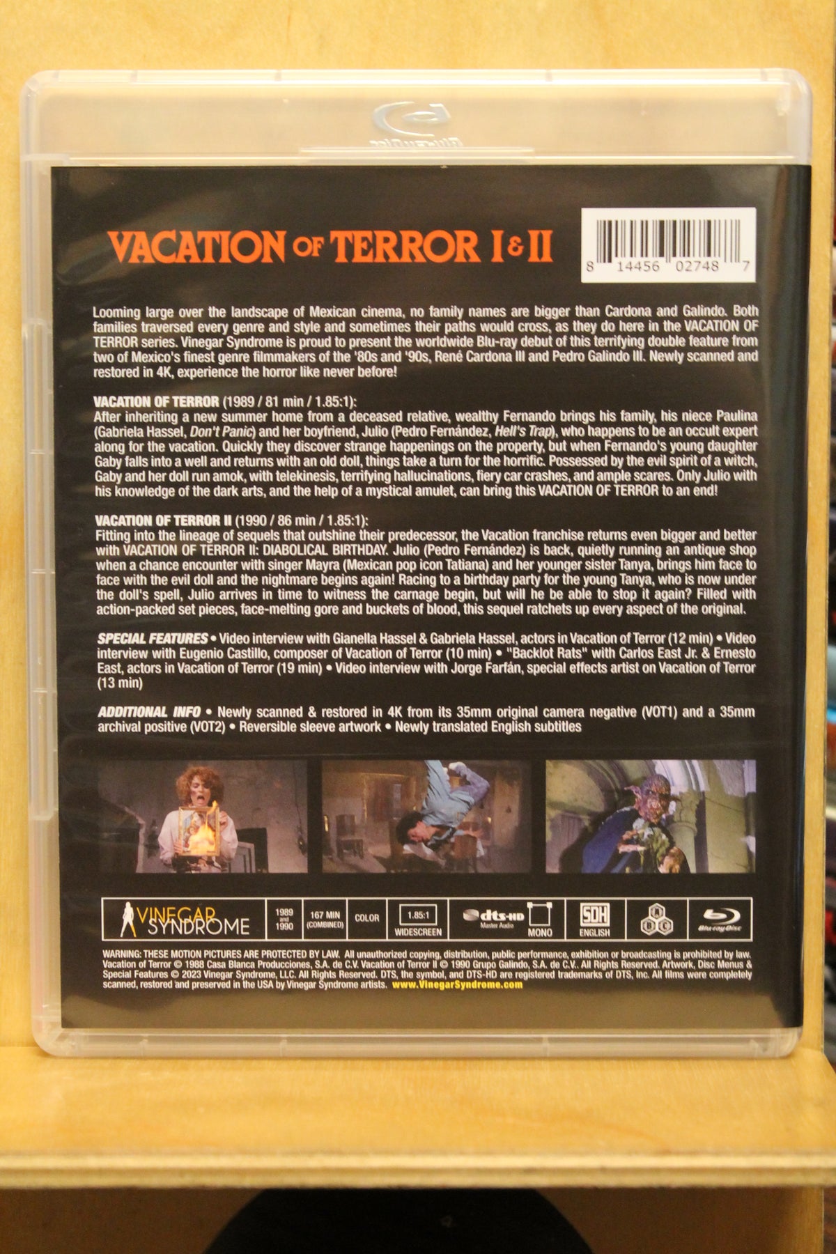 Vacaciones de Terror I & II Blu-ray