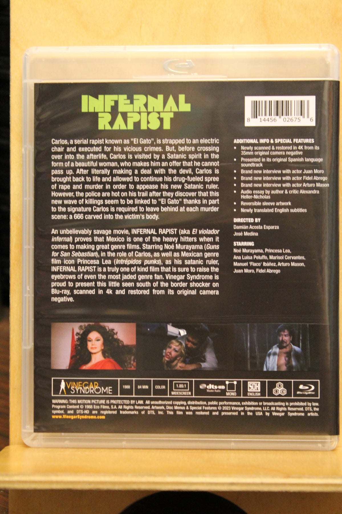 The Infernal Rapist Blu-ray