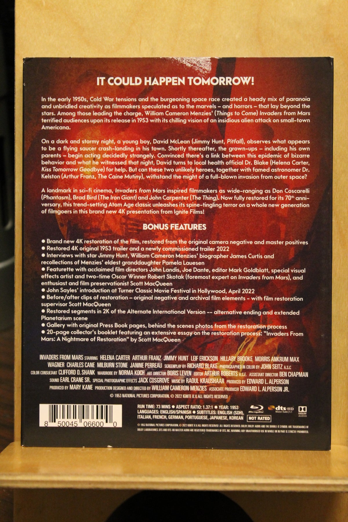 Invaders from Mars Blu-ray