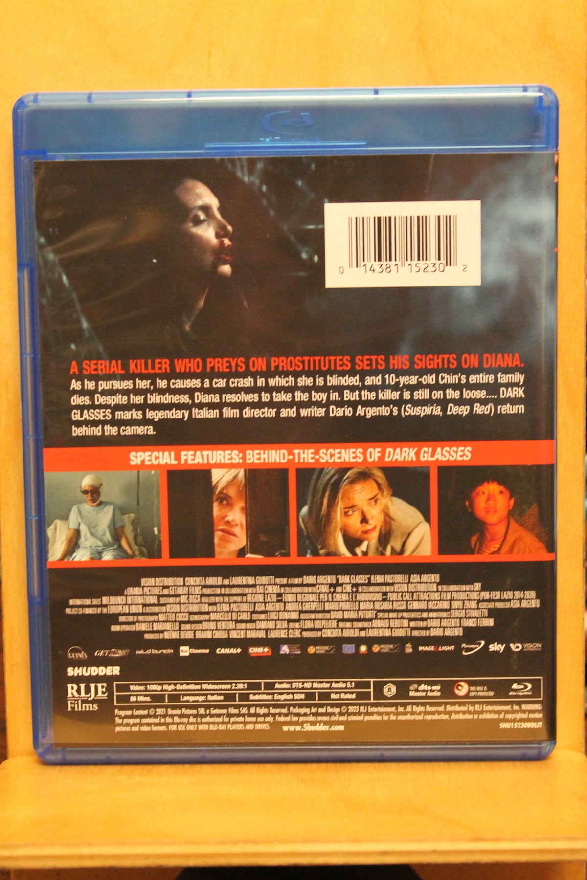 Dark Glasses Blu-ray