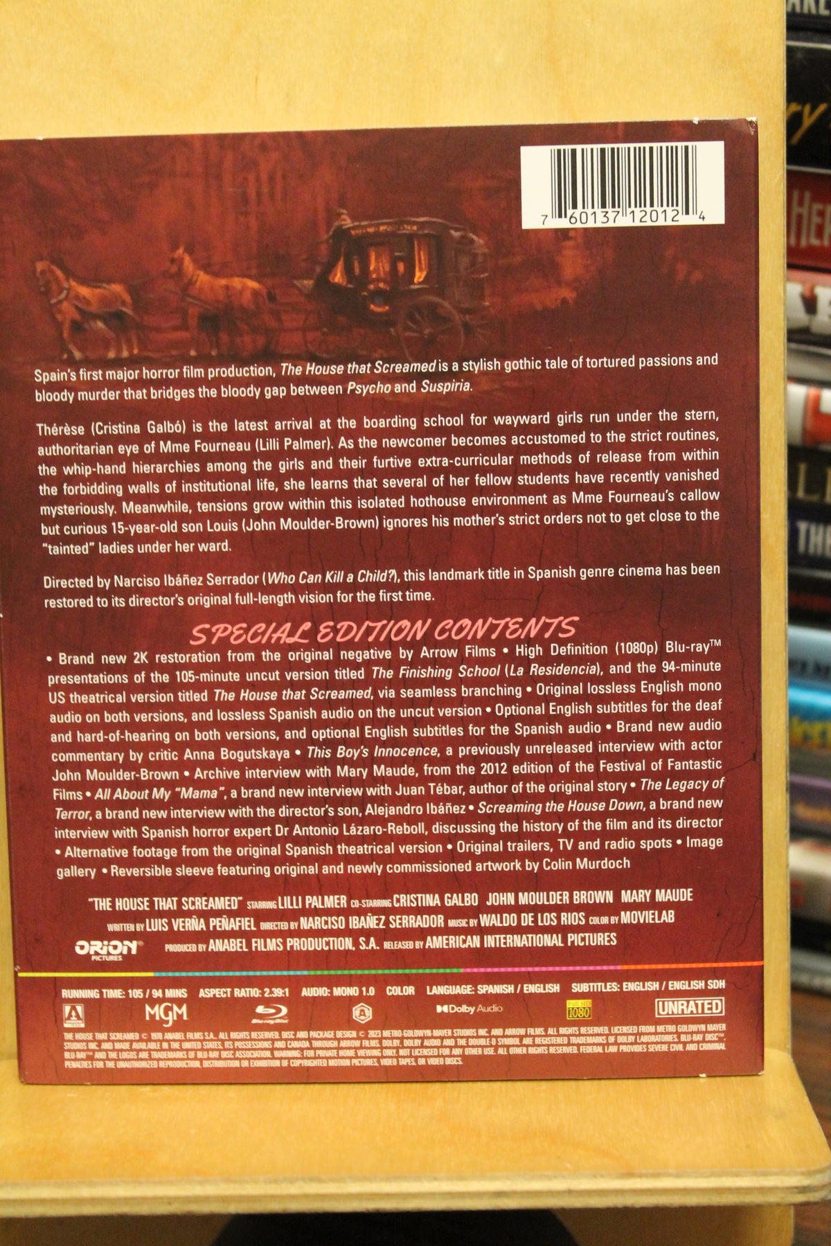 The House That Screamed Blu-ray