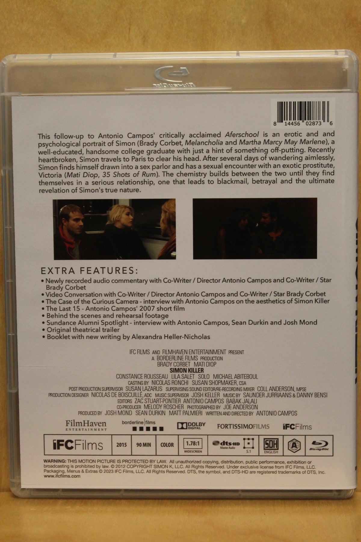 Simon Killer Blu-ray