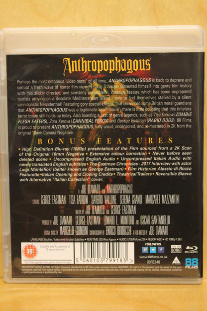 Anthropophagous Blu-ray