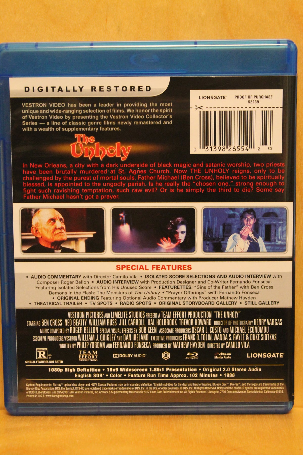 The Unholy Blu-ray