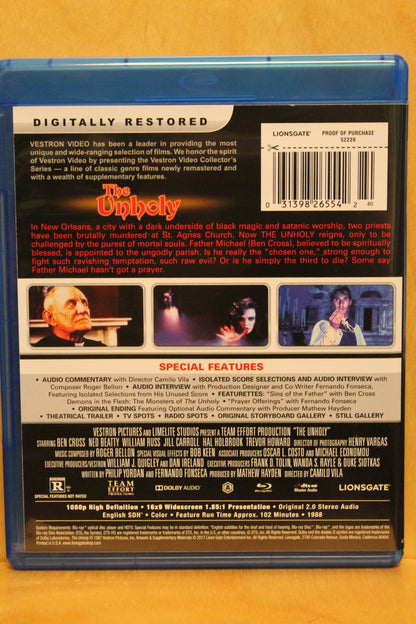 The Unholy Blu-ray