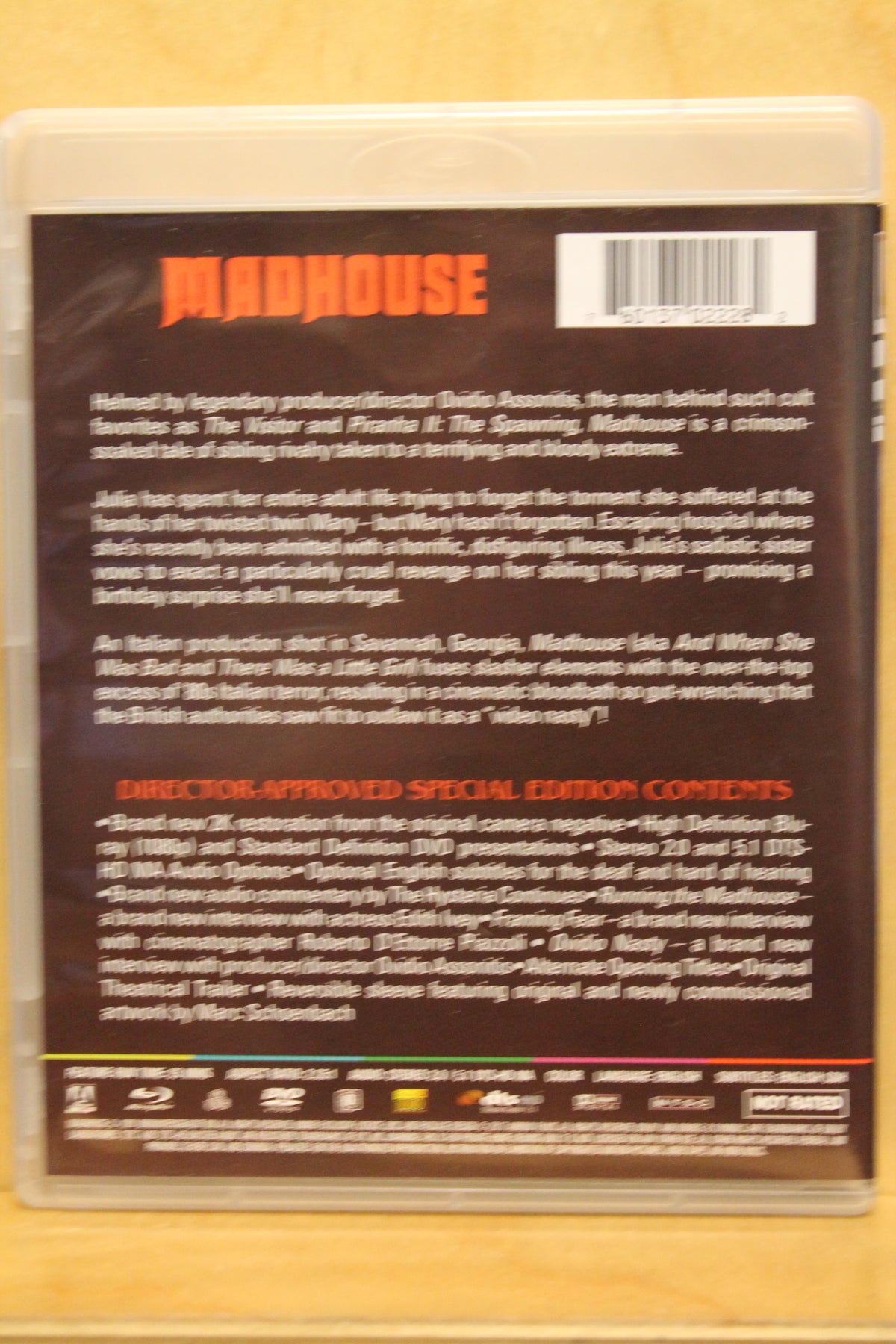 Madhouse Blu-ray