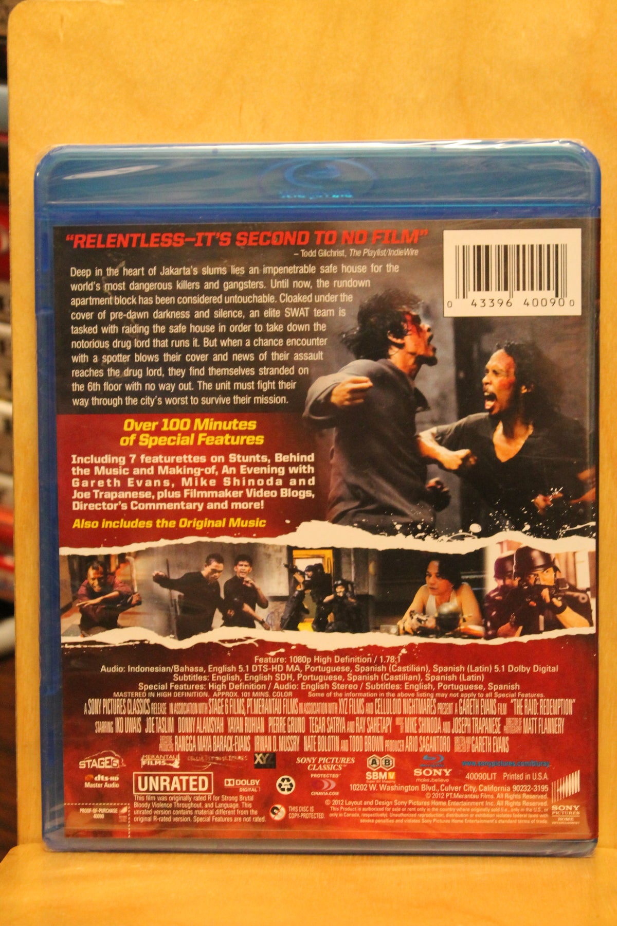 The Raid Blu-ray