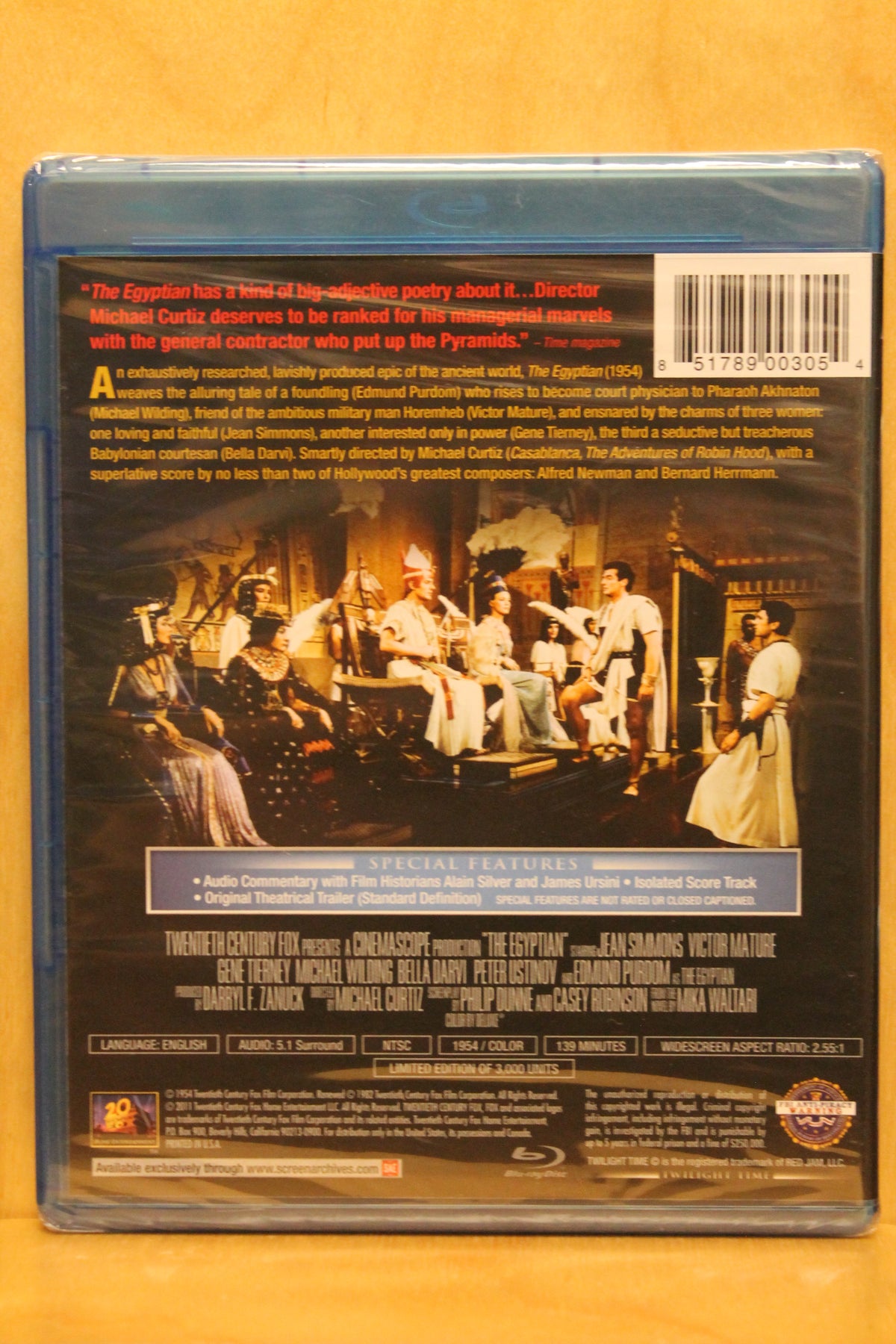The Egyptian Blu-ray