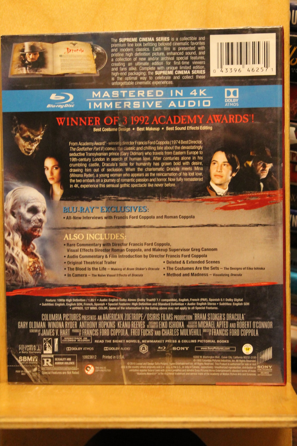 Bram Stoker's Dracula Blu-ray