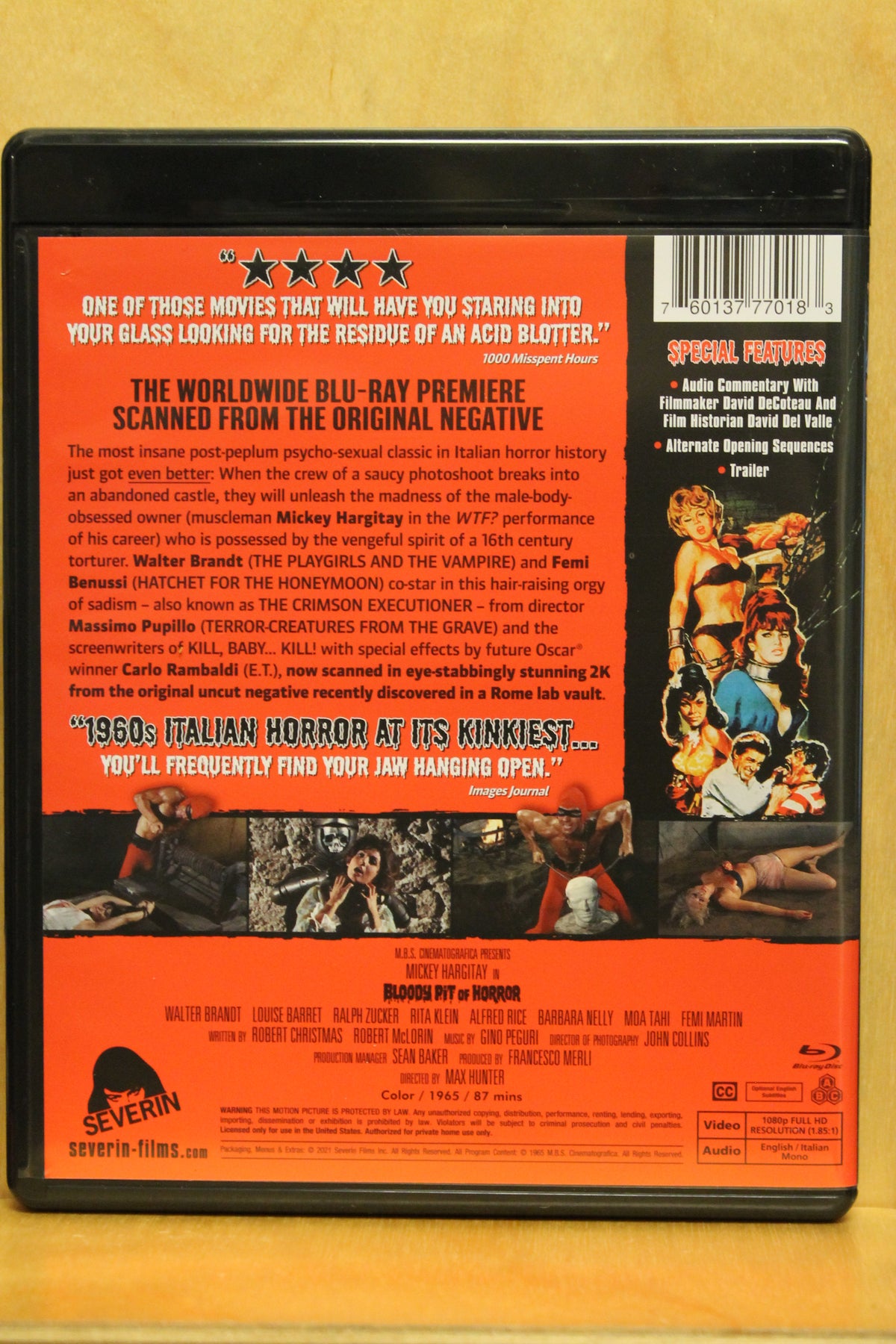 Bloody Pit of Horror Blu-ray