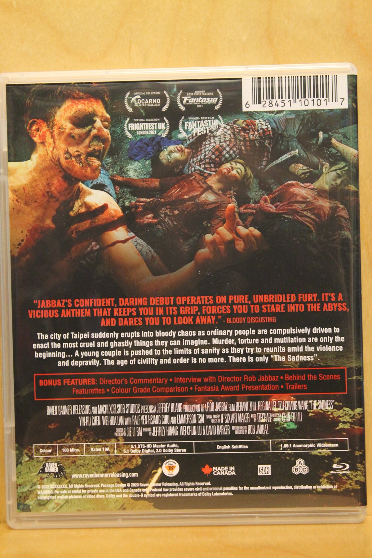 The Sadness Blu-ray