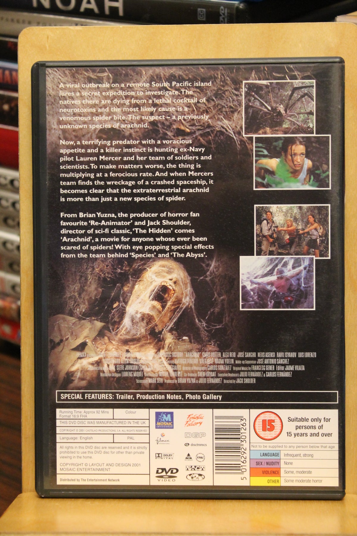 Arachnid DVD