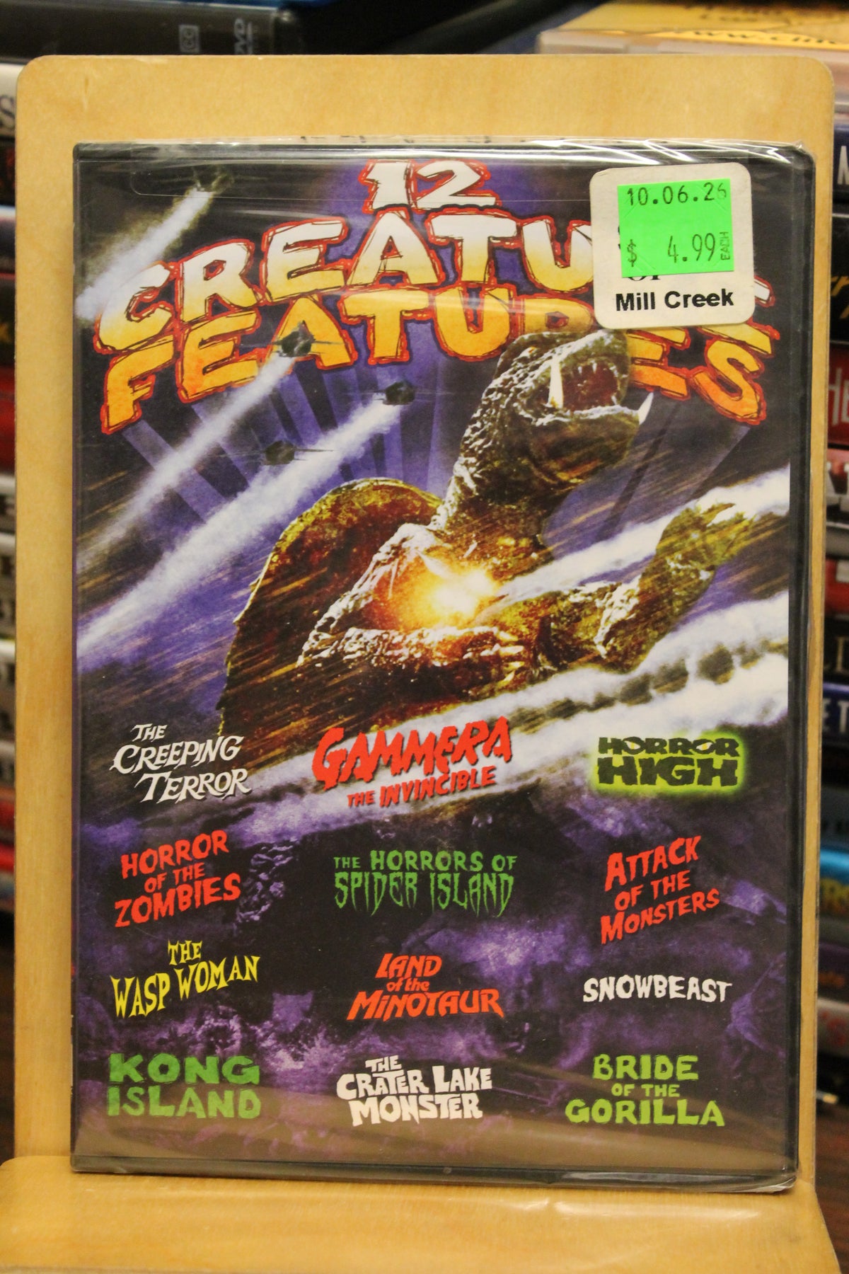 12 Creature Features DVD