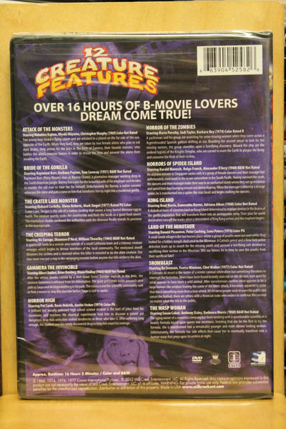 12 Creature Features DVD
