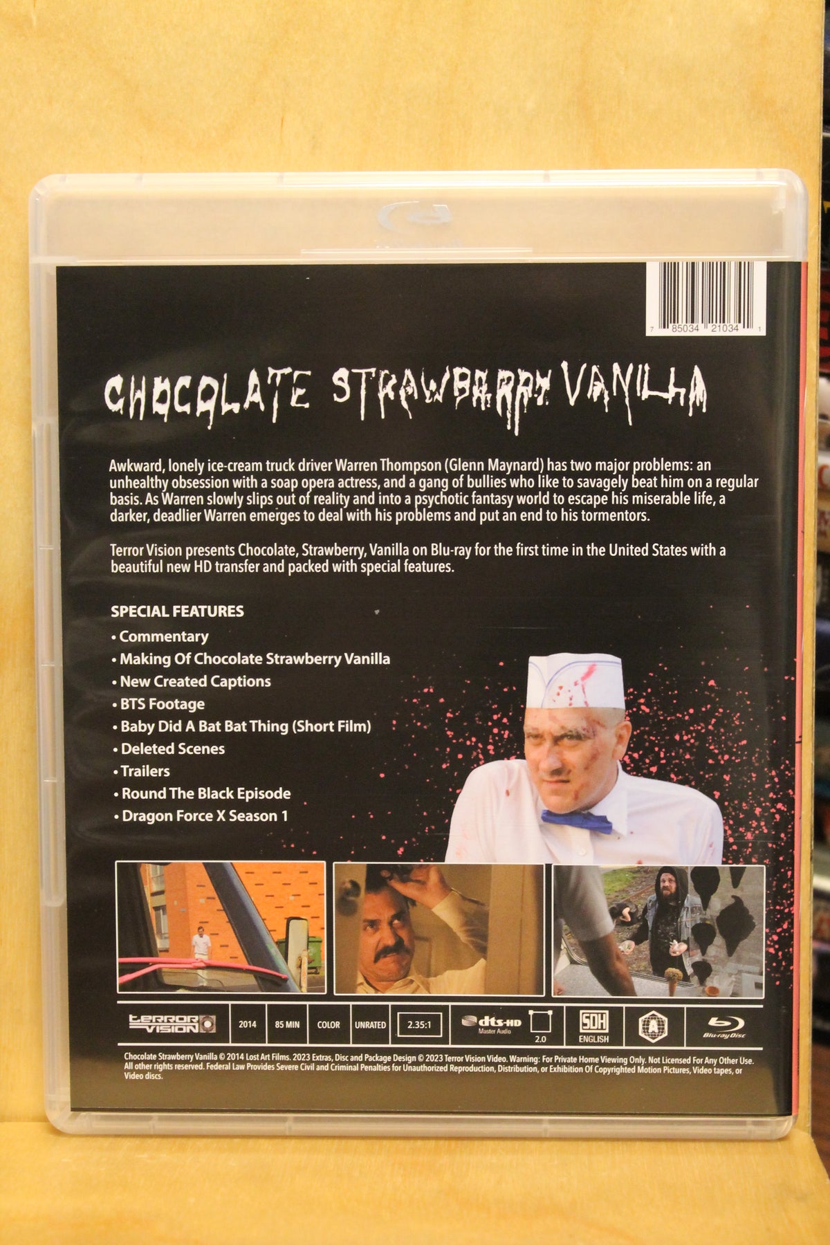 Chocolate Strawberry Vanilla Blu-ray