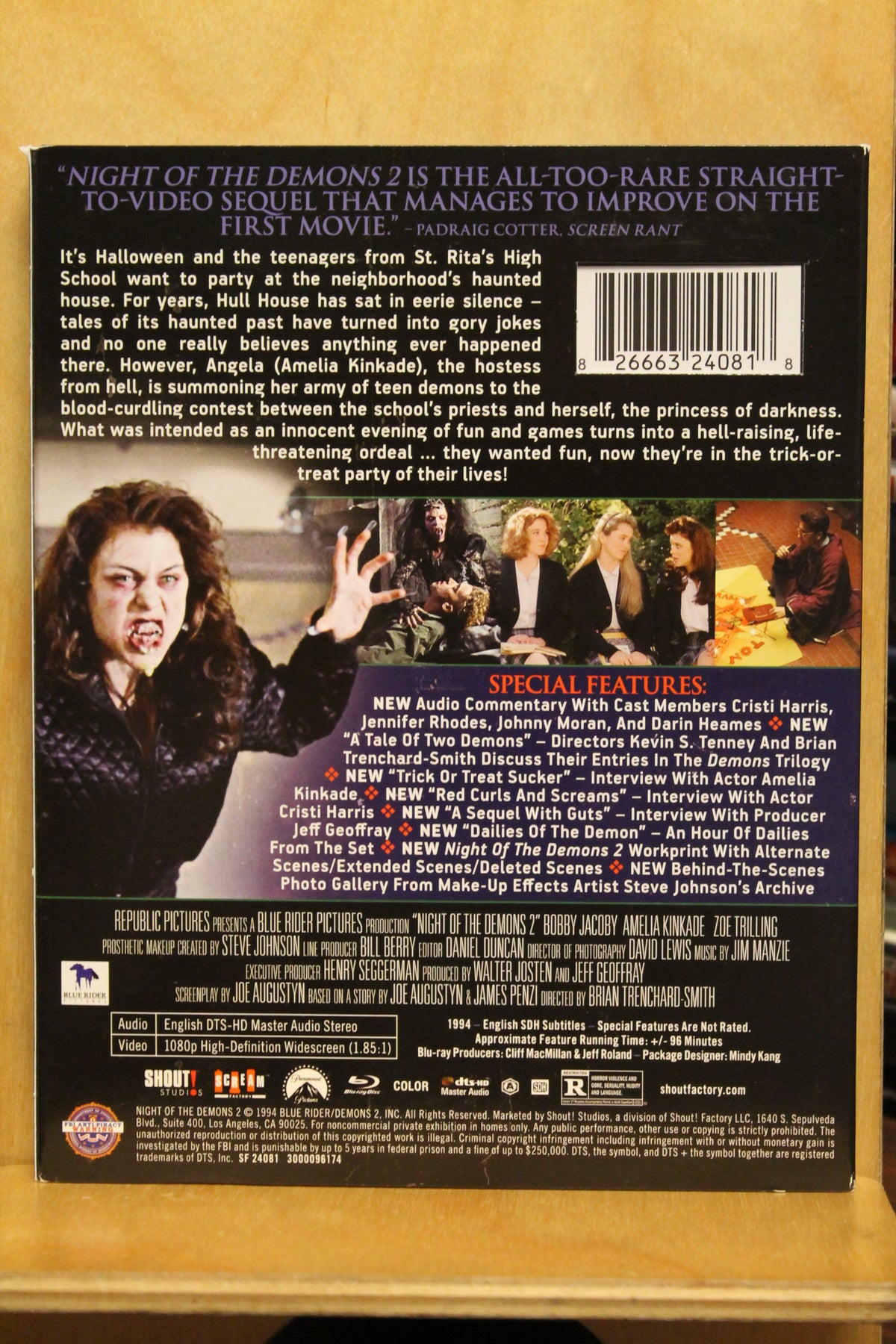 Night of the Demons 2 Blu-ray