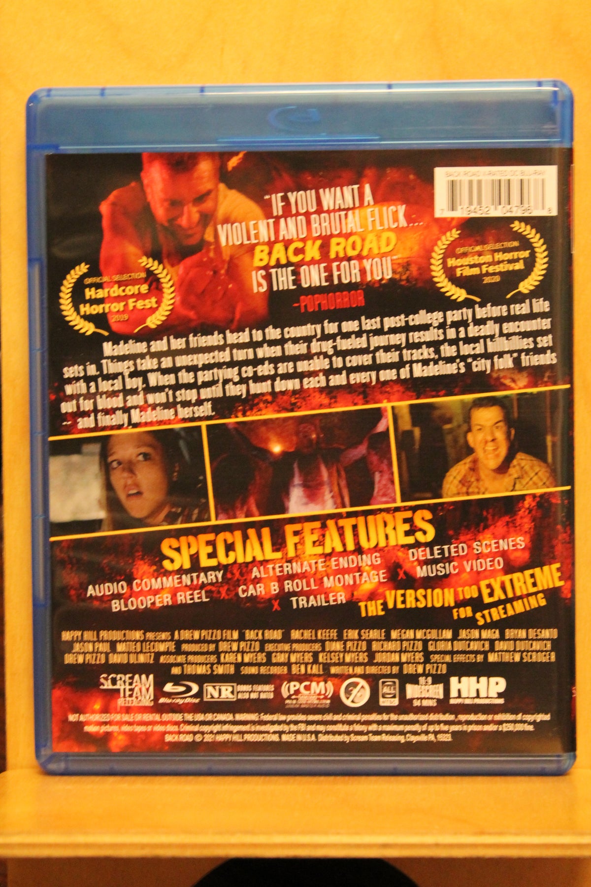 Back Roads Blu-ray