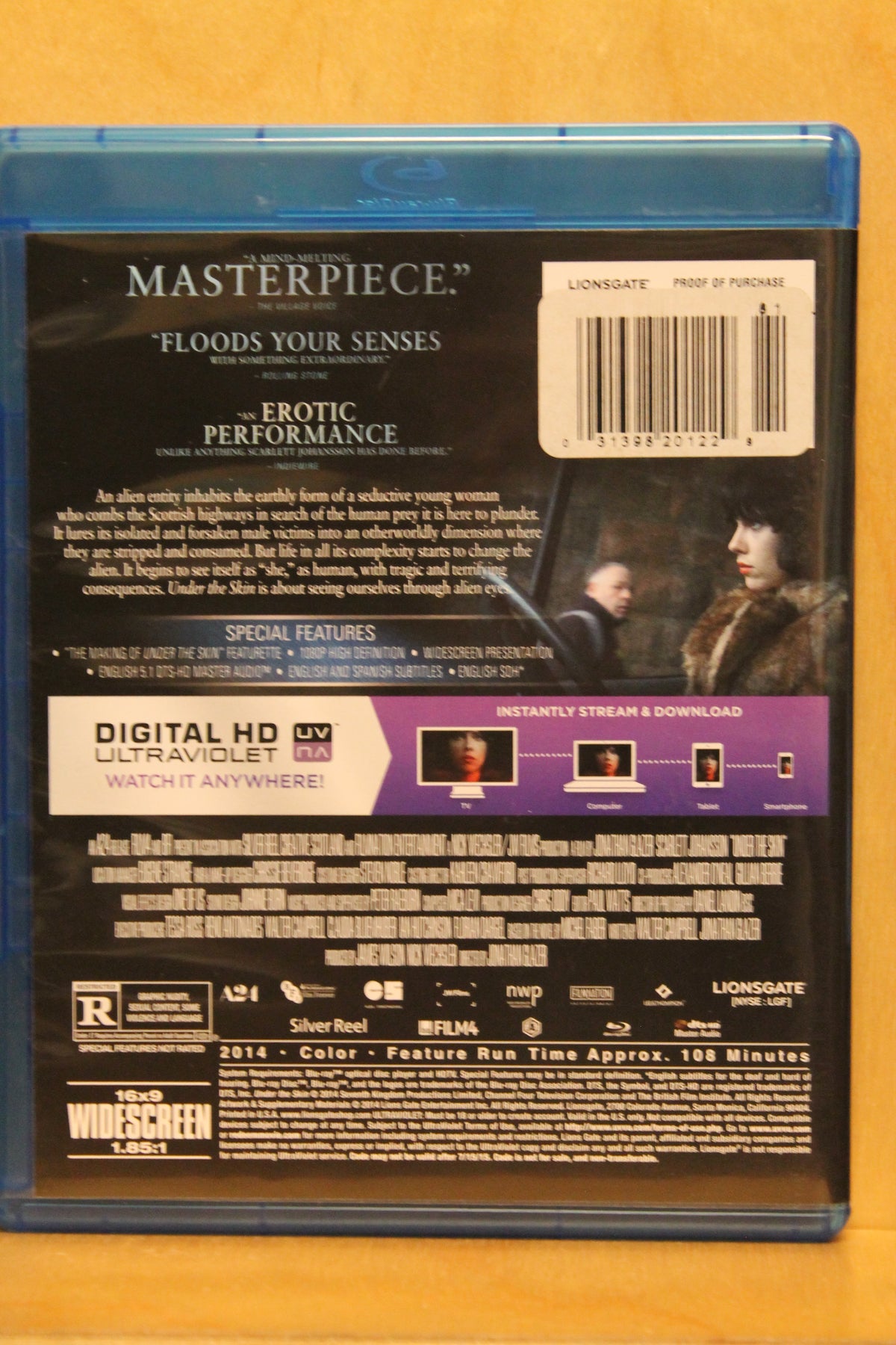 Under the Skin Blu-ray