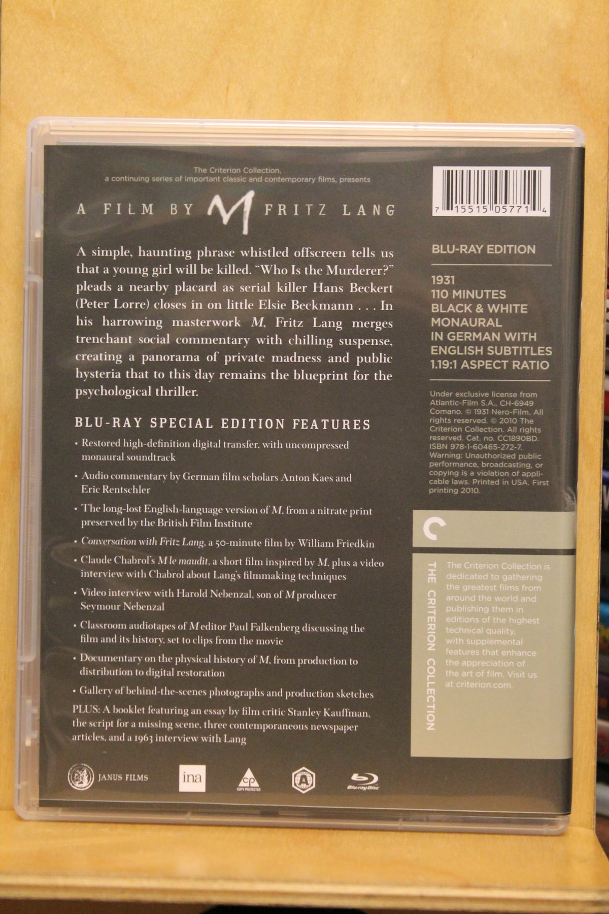 M Blu-ray