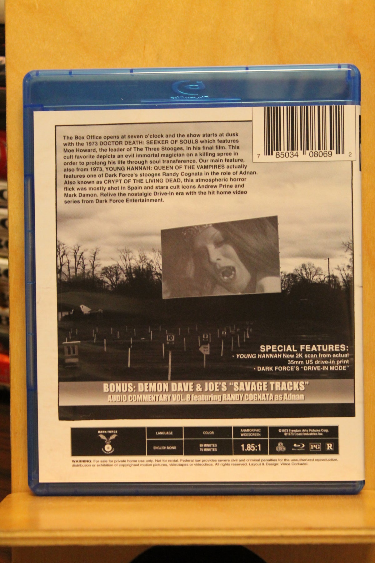 Hannah, Queen of the Vampires Blu-ray