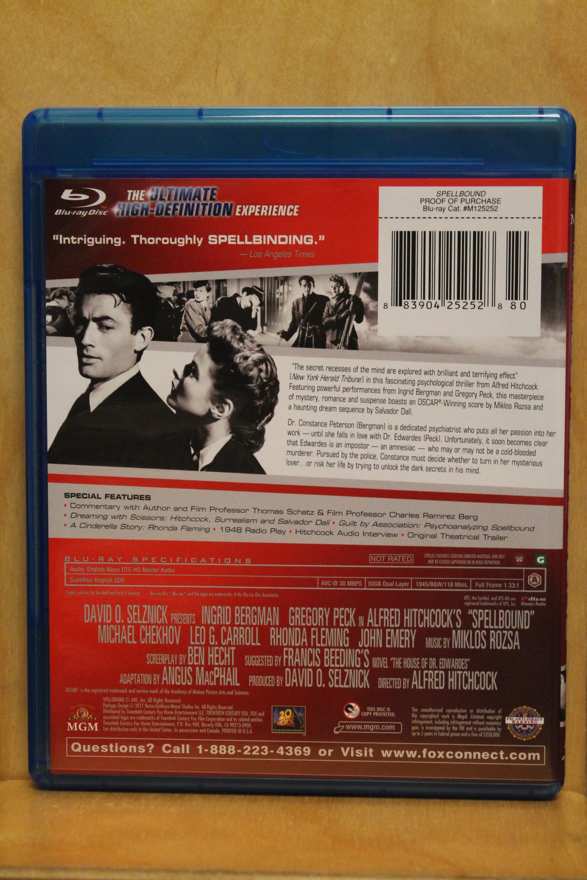 Spellbound Blu-ray