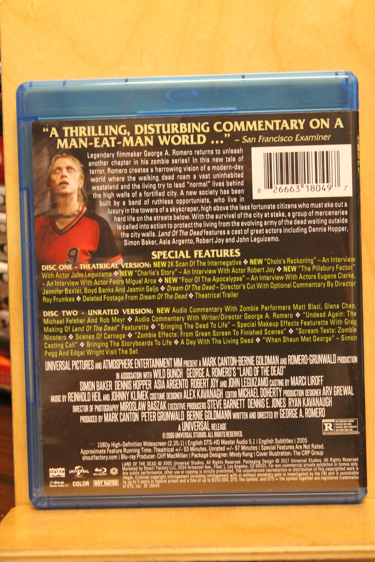 Land of the Dead Blu-ray