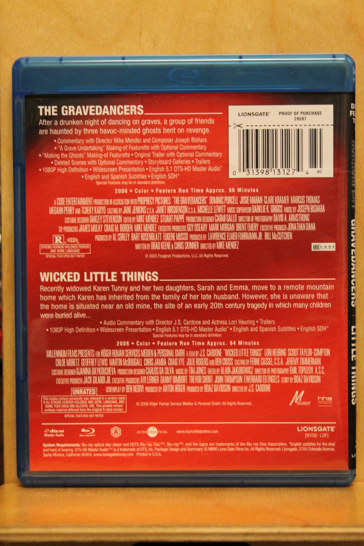 The Gravedancers / Wicked Little Things Blu-ray