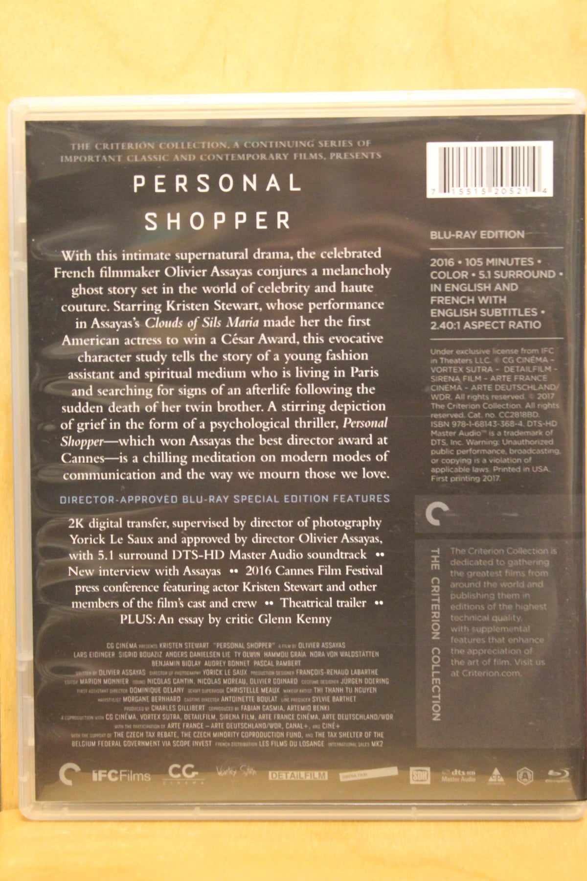 Personal Shopper Blu-ray