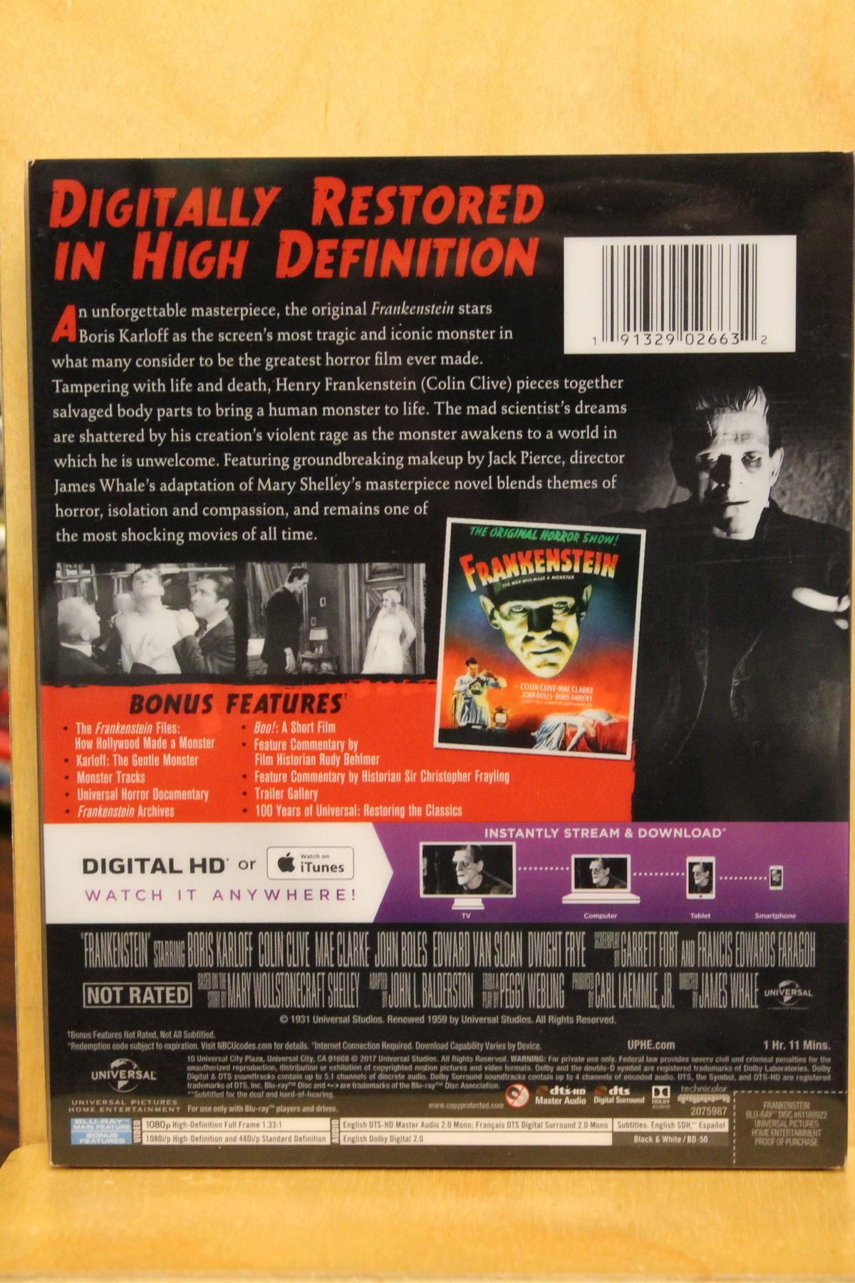 Frankenstein Blu-ray