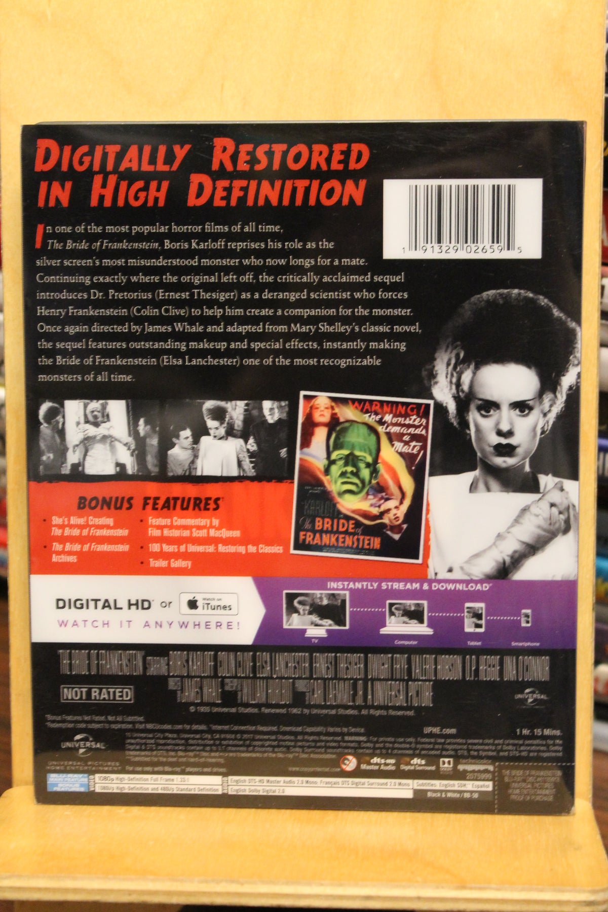 Bride of Frankenstein Blu-ray