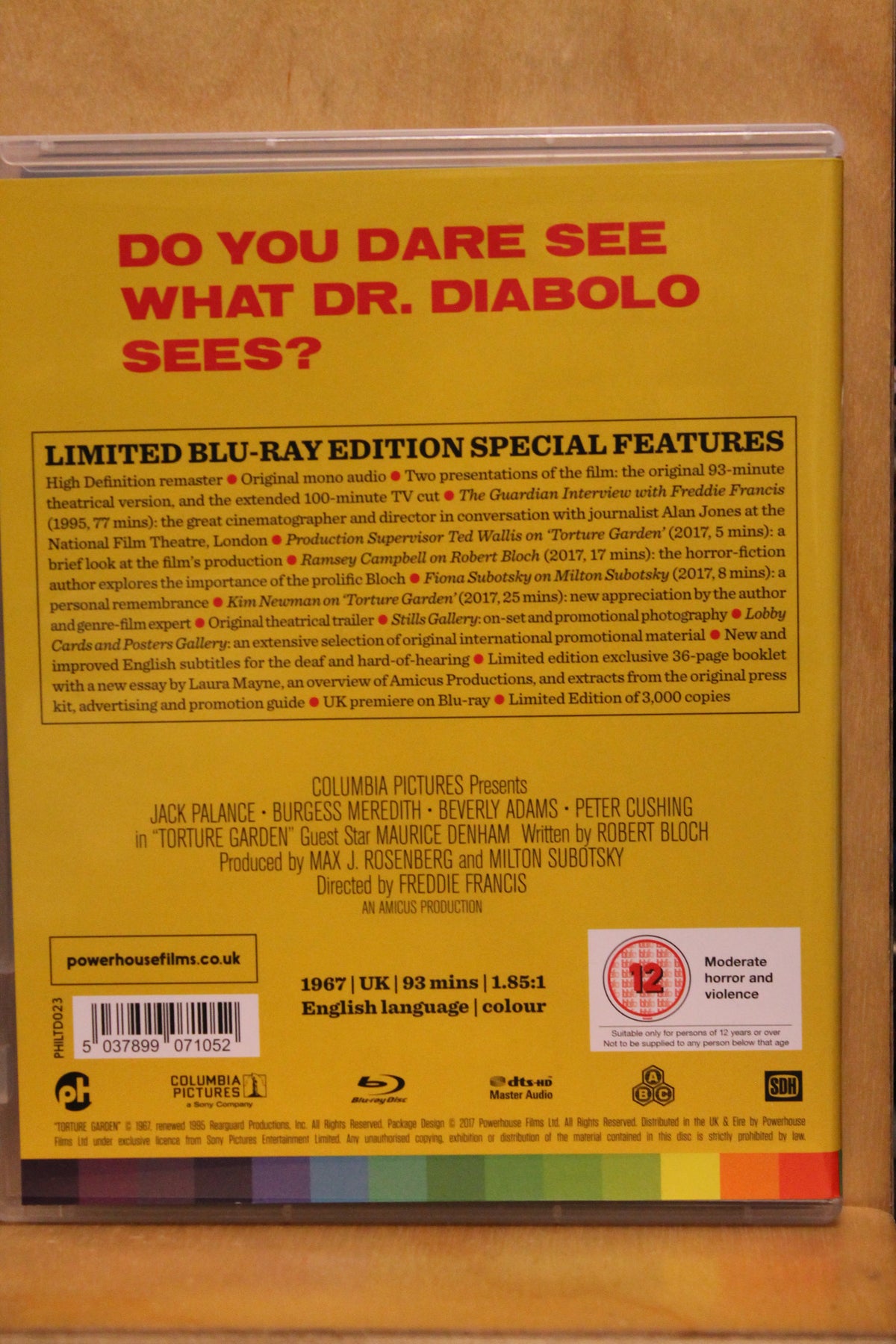 Torture Garden Blu-ray