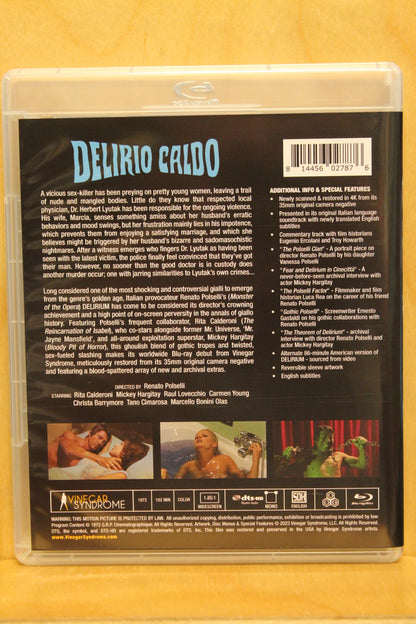 Delirium Blu-ray