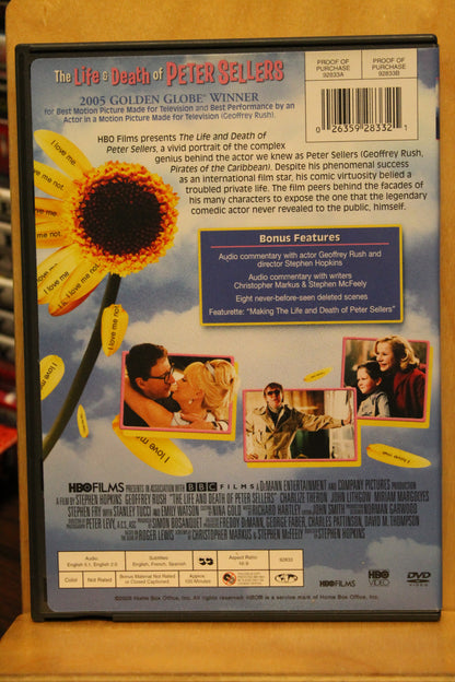The Life and Death of Peter Sellers DVD