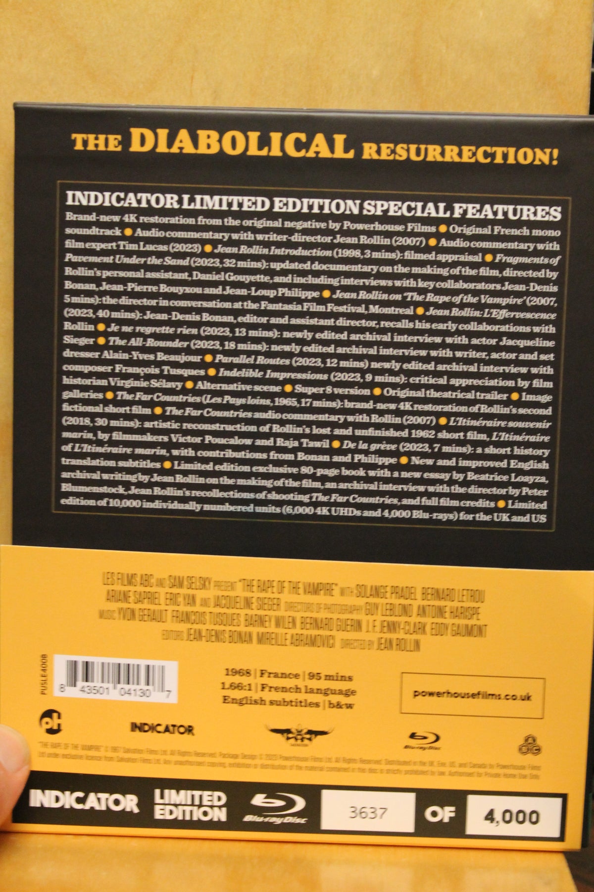 The Rape of the Vampire Blu-ray