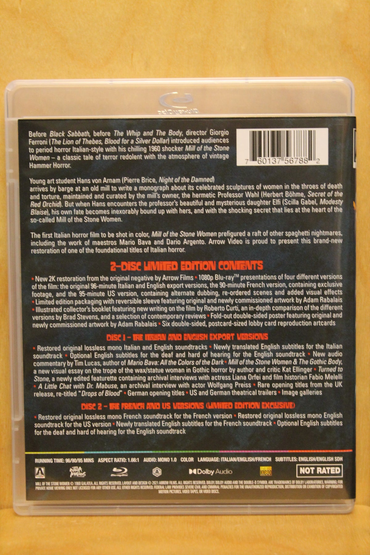 Mill of the Stone Women Blu-ray