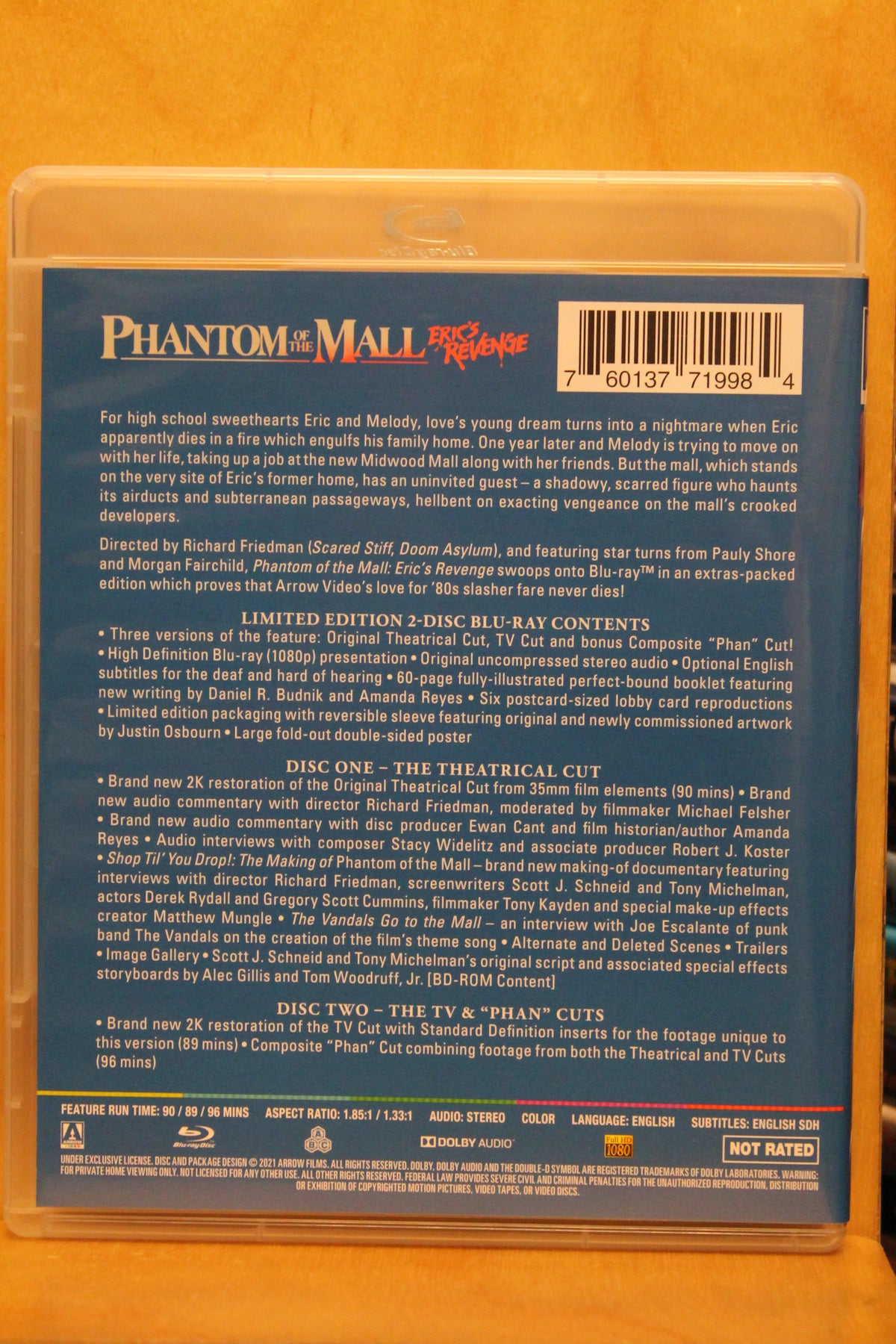 Phantom of the Mall: Eric's Revenge Blu-ray