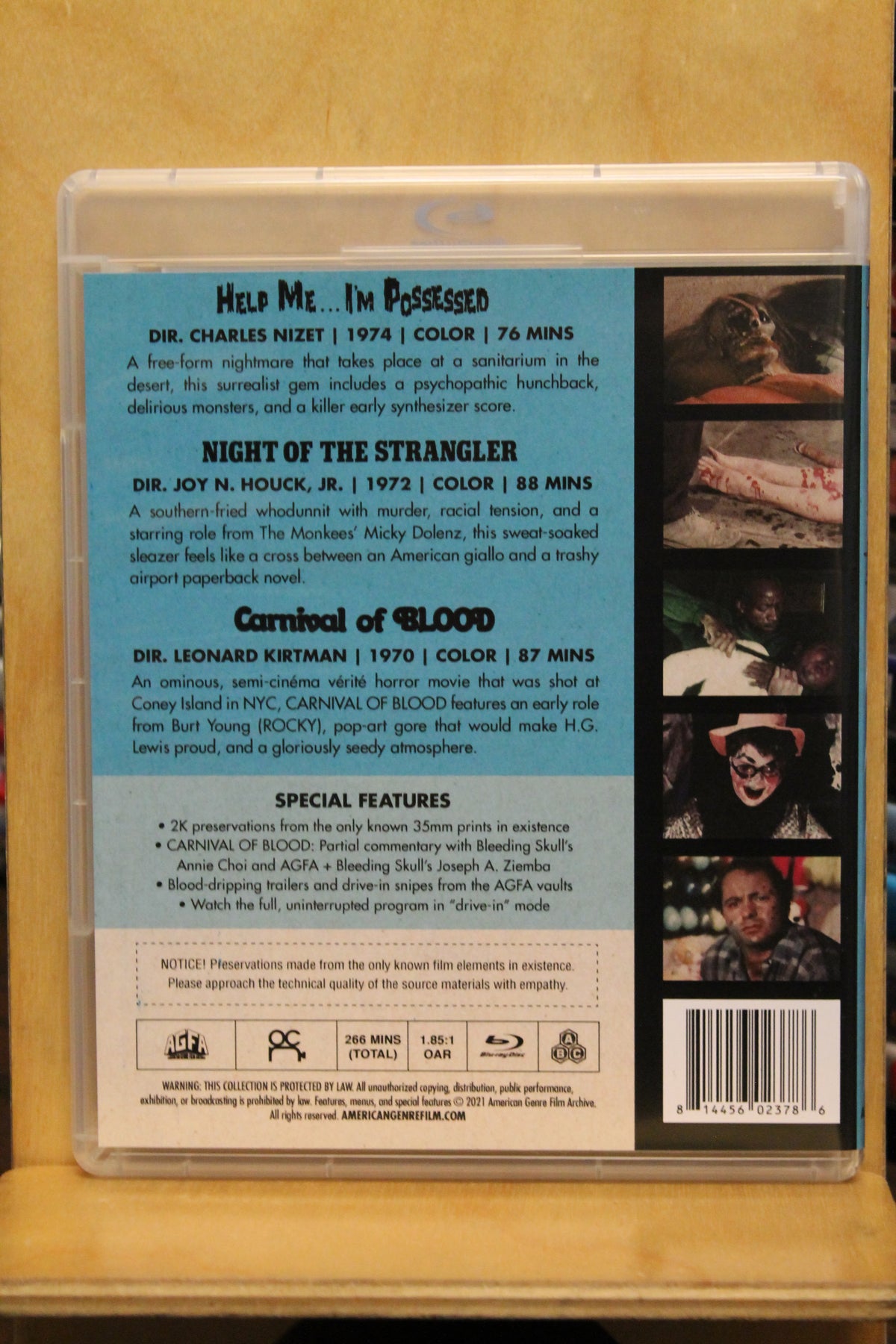 Blood-A-Rama: Triple Frightmare Blu-ray