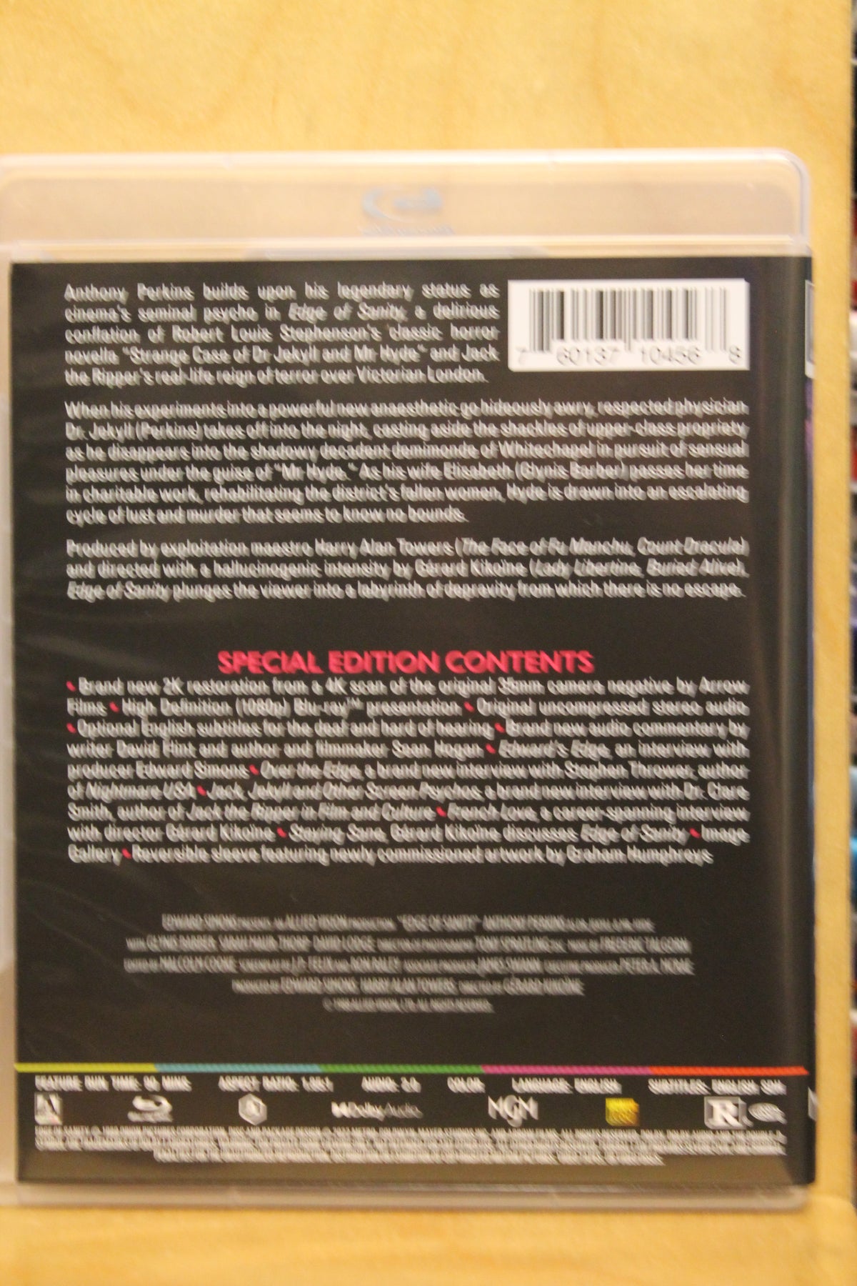 Edge of Sanity Blu-ray