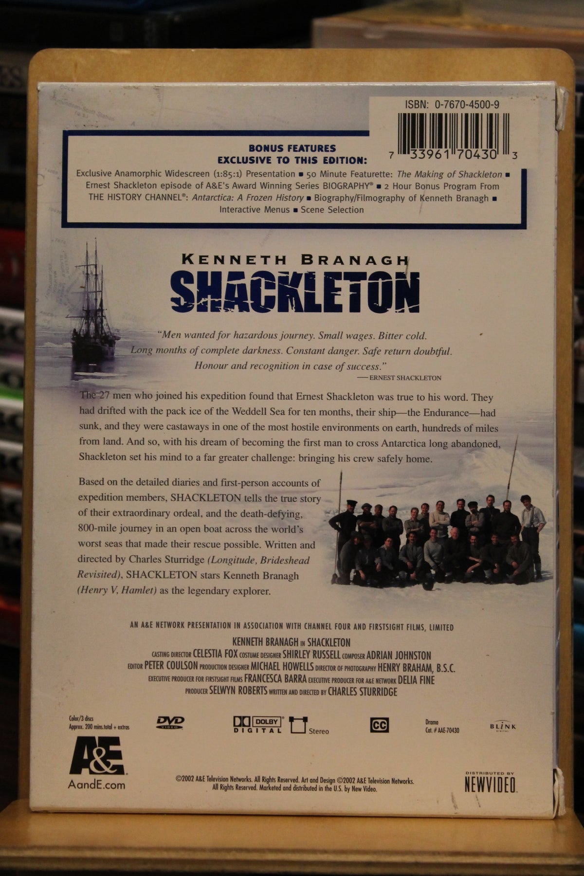 Shackleton's Antarctic Adventure DVD