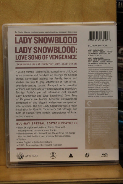 Lady Snowblood / Lady Snowblood: Love Song of Vengeance Blu-ray
