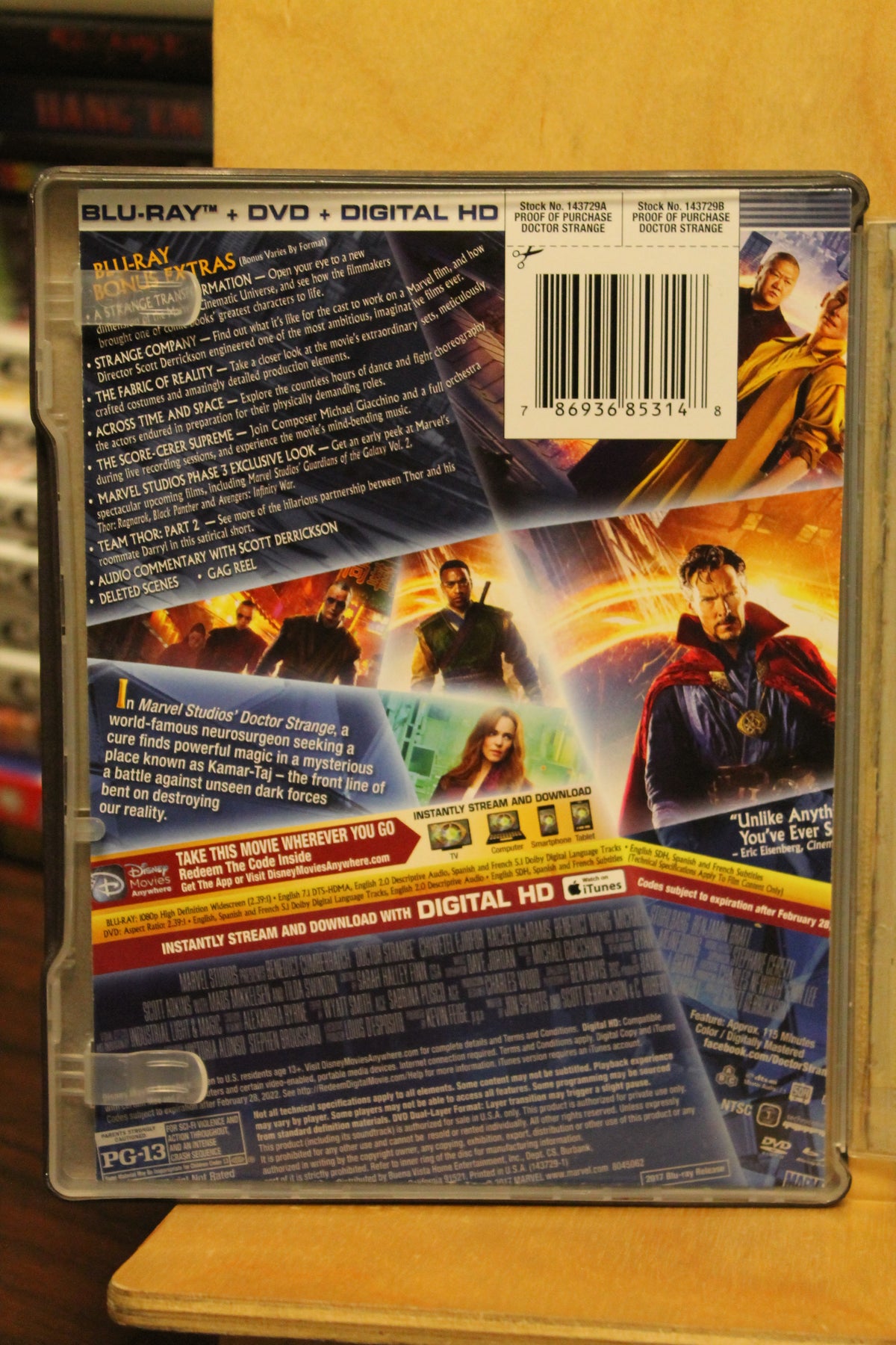 Doctor Strange Blu-ray