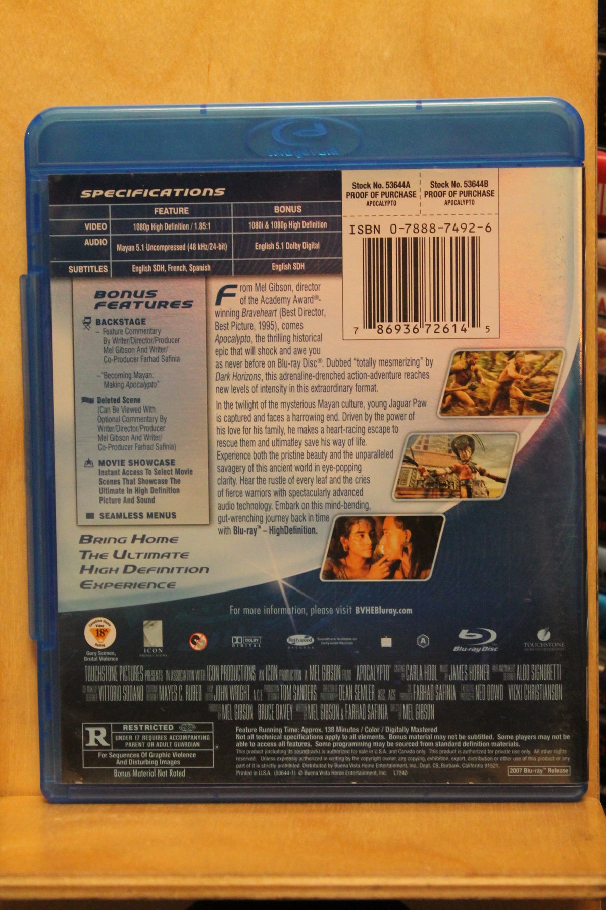 Apocalypto Blu-ray