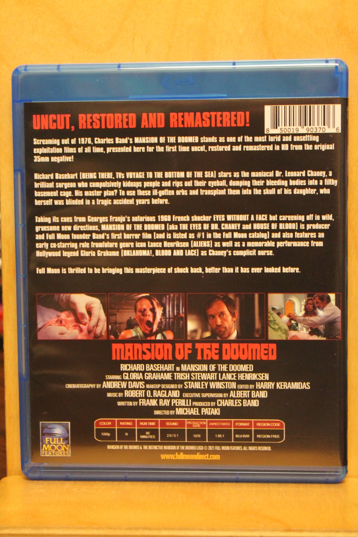 Mansion of the Doomed Blu-ray