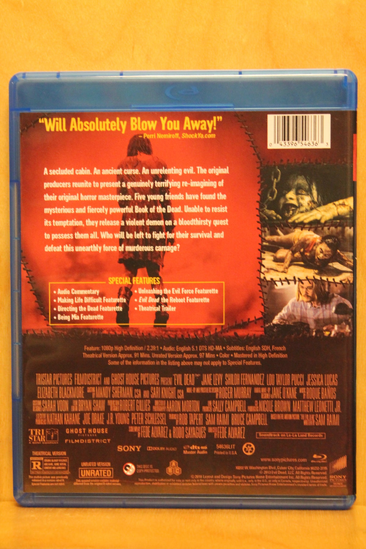 Evil Dead Blu-ray