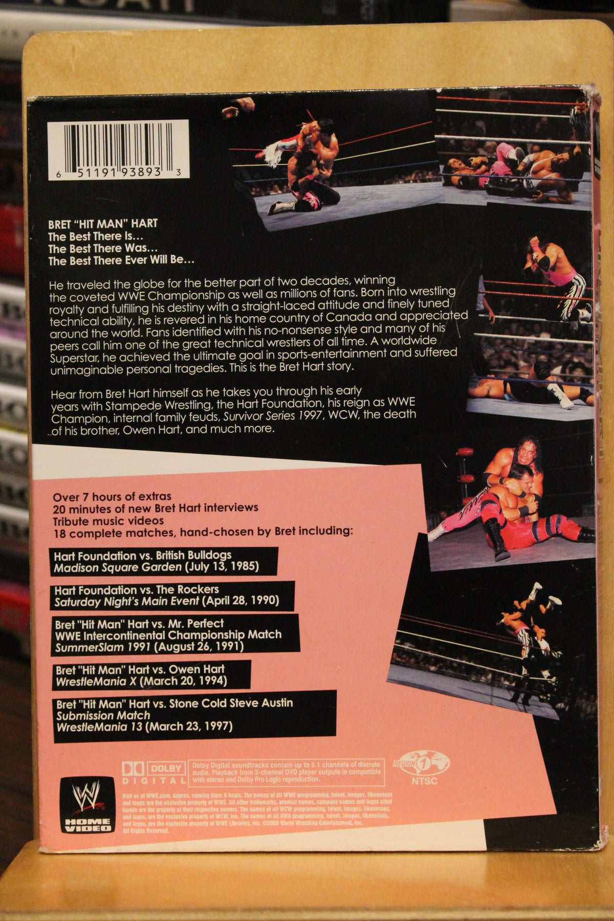 Bret 'Hit Man' Hart DVD